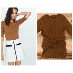 Express ribbed sweater
